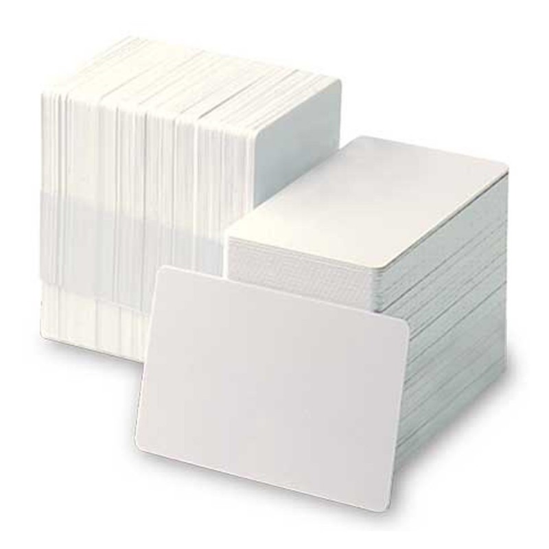 Tarjetas PVC Blancas CR-80 (Paquete 100)